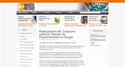 Desktop Screenshot of marcomedia.it